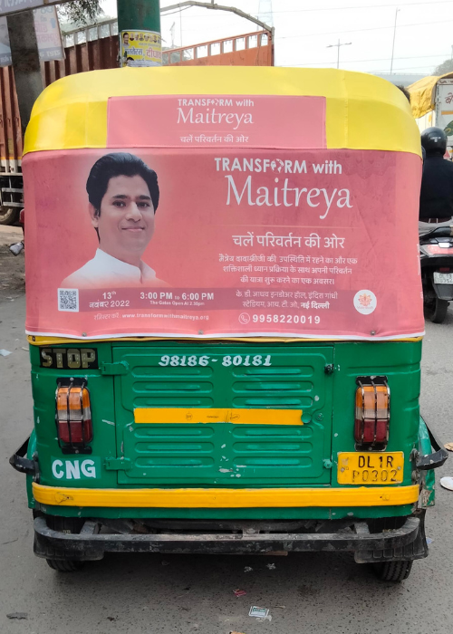 Auto Rickshaw Advertising Services in India