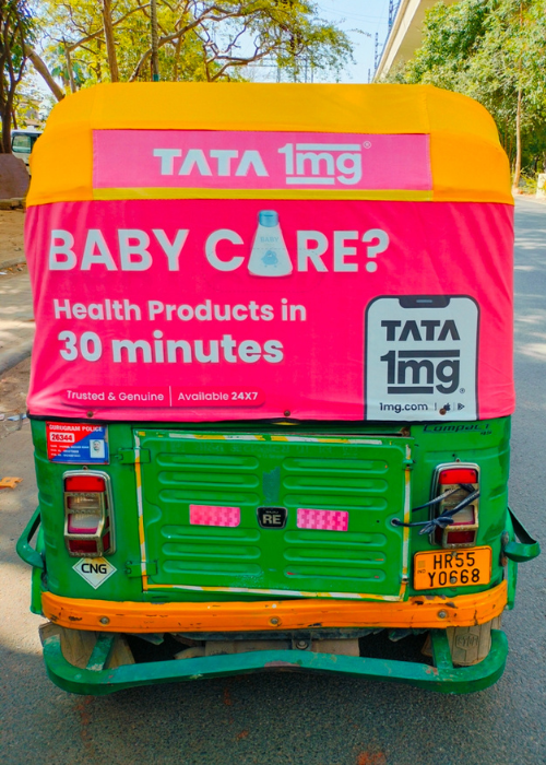 Auto Rickshaw Advertising Services in India