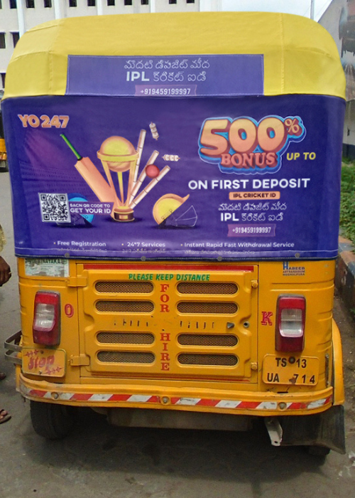 Auto Rickshaw Advertising Services in India