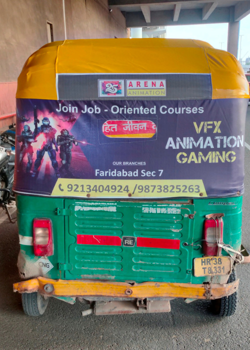 Auto Rickshaw Advertising Services in India